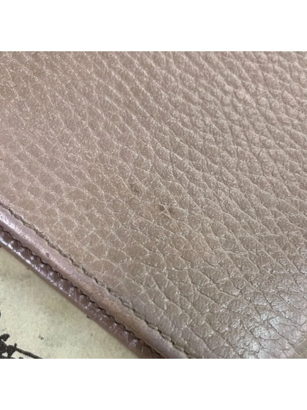 Gucci Fold Wallet Compact Leather GG Marmont Gray - Picture 15 of 15